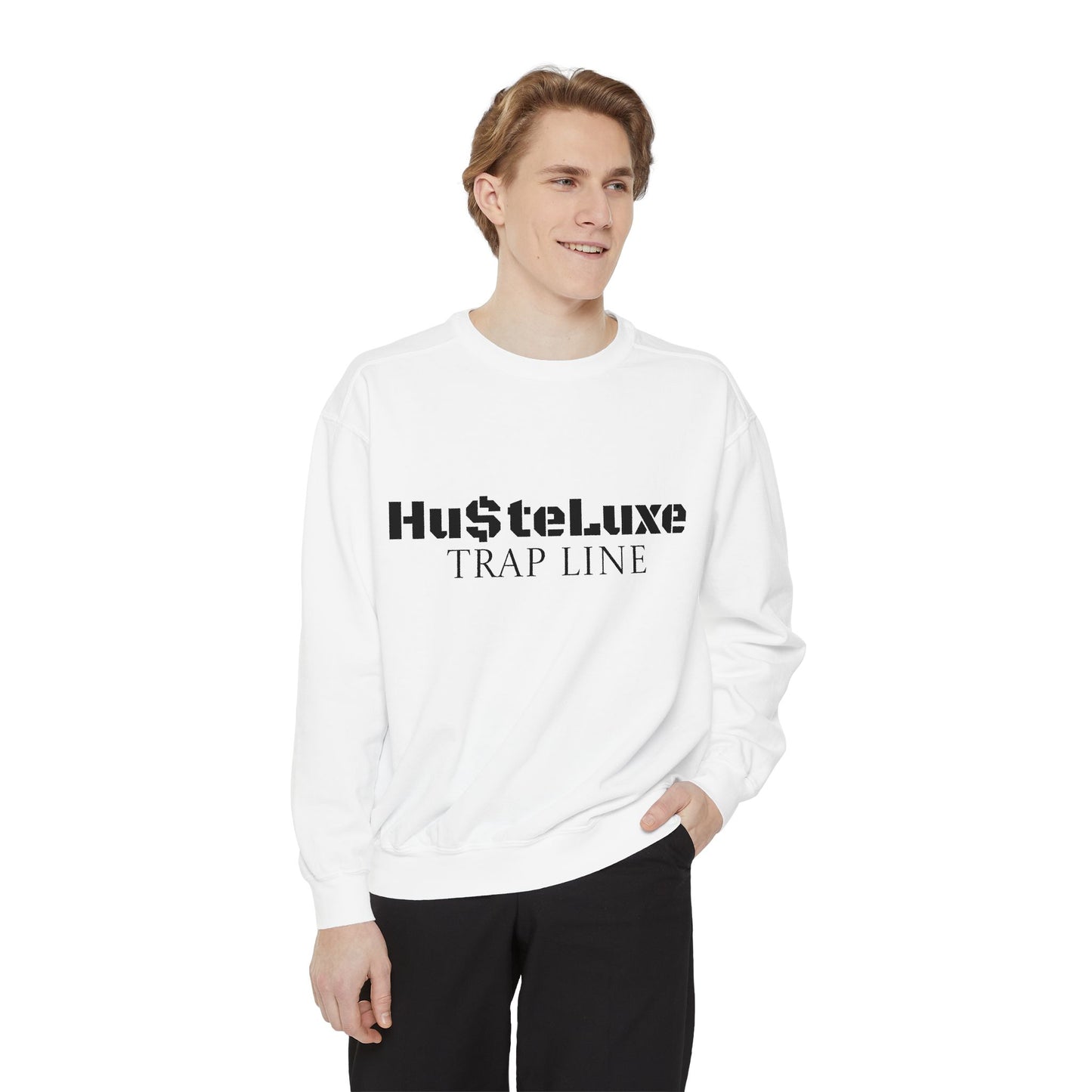 HusteLuxe crew neck