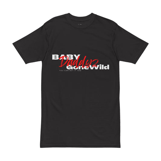 Men's Heavyweight Tee - "Baby Daddy?" Graphic Tee - Perfect for Casual Wear & Celebrations